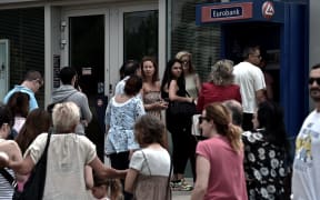 Greeks have been queuing to withdraw cash.