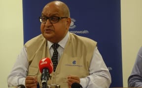 The chair of the Commonwealth Observer team sent to monitor Papua New Guinea's 2017 election Sir Anand Satyanand.