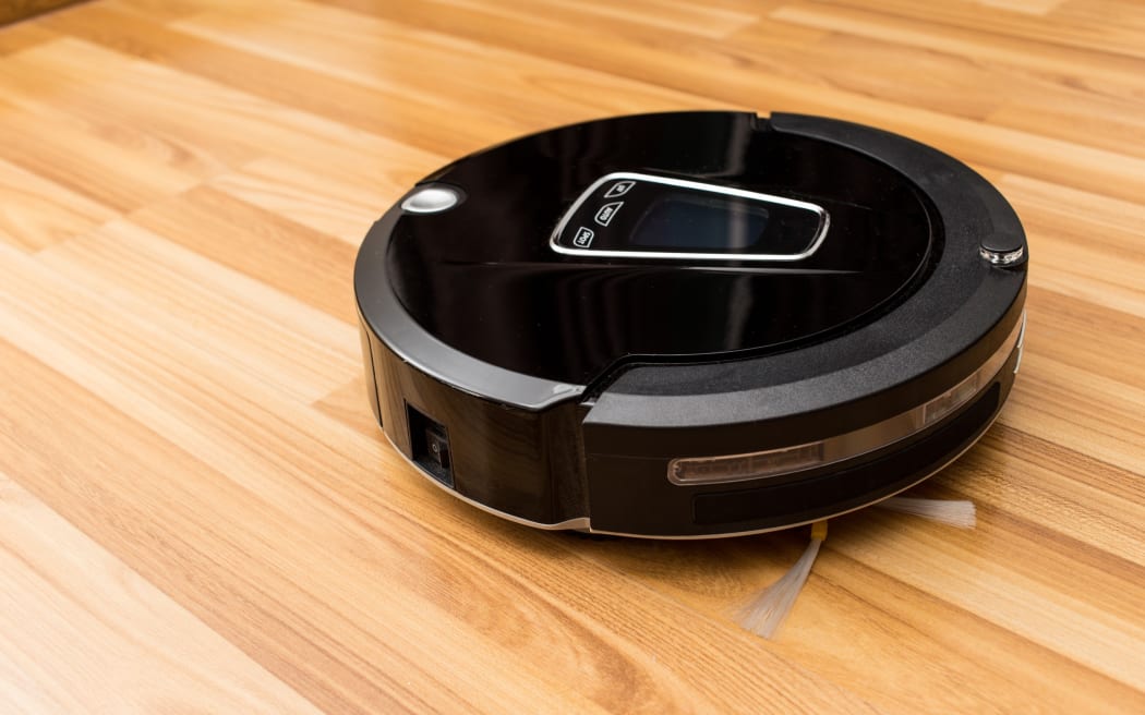 A robot vacuum.