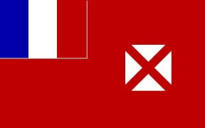 The official flag of the French overseas territory of Wallis and Futuna.