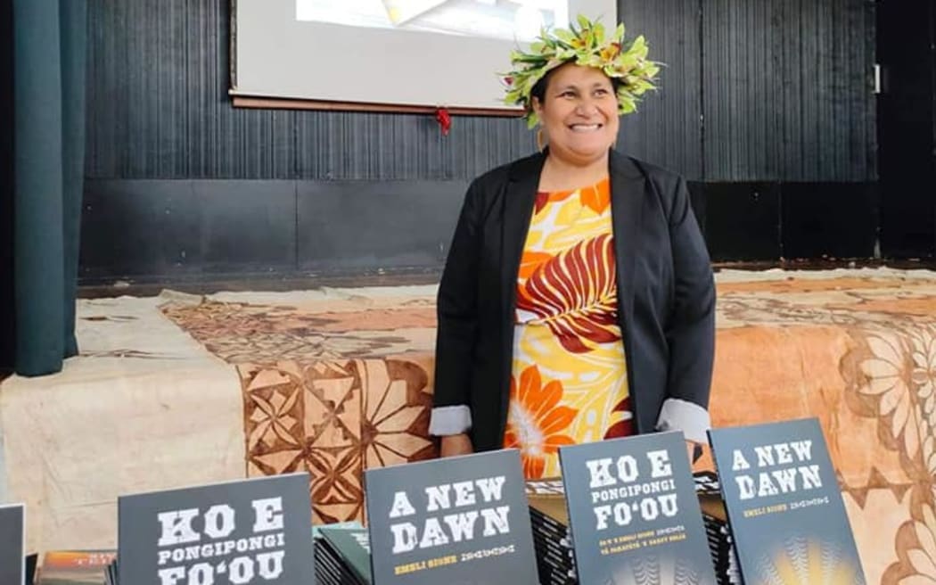 Author Emili Sione launches her new book 'A New Dawn' on the first anniversary of the New Zealand government's official apology for the dawn raids era. 1 August 2022