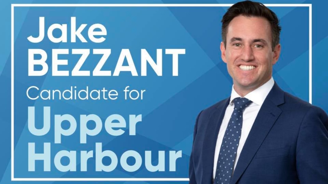 Jake Bezzant's 2020 election campaign billboard.