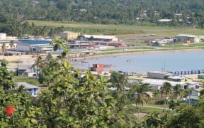 The harbour and airport in Vanimo, capital of Papua New Guinea's West Sepik province.