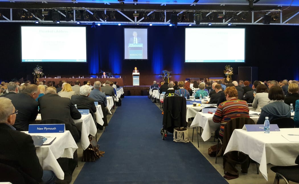 The National Party conference in Christchurch this weekend.