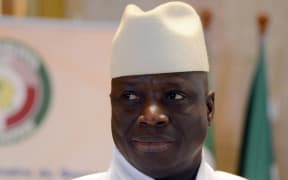 This file photo taken on March 28, 2014 shows outgoing President Yahya Jammeh of Gambia attending the 44th summit of the 15-nation west African bloc ECOWAS at the Felix Houphouet-Boigny Foundation in Yamoussoukro.