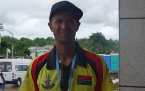 Vanuatu tennis star, Cyril Jacobe