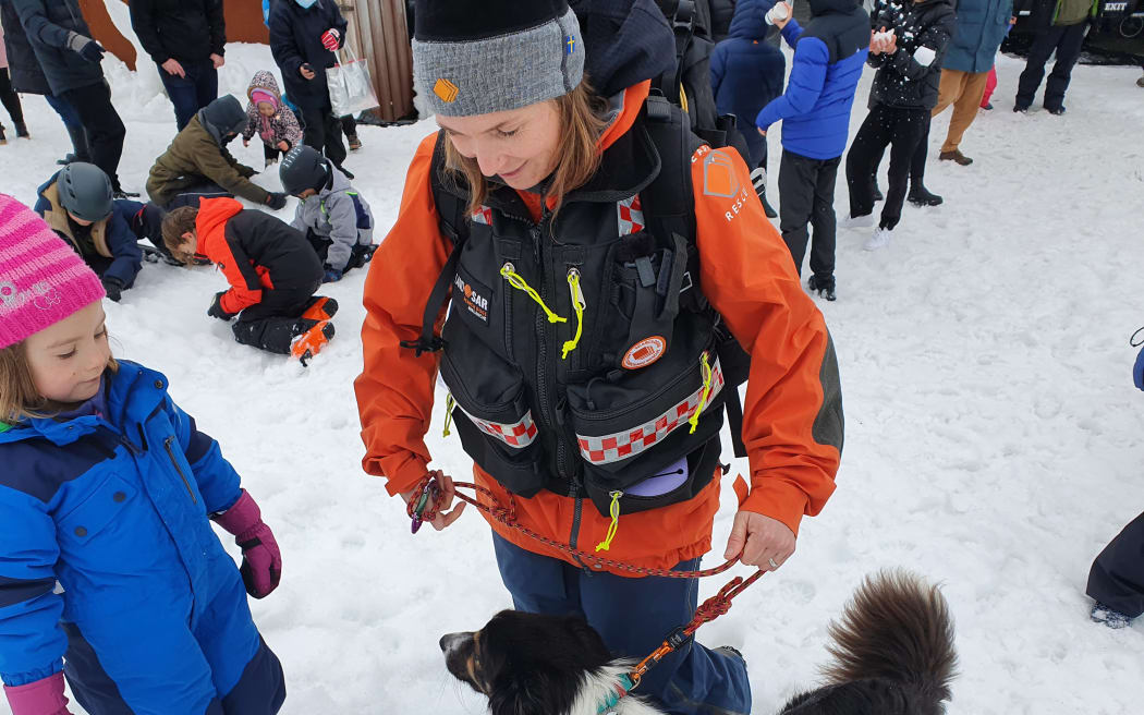 Search and rescue dogs are among an elite few canines allowed on the slopes