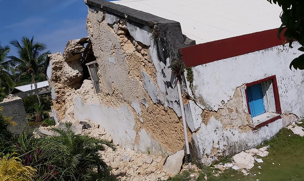 Damage to the Sta Maria de Mayan Church after a pair of strong earthquakes of magnitude 5.4 and 5.9 struck the Philippines within hours of each other.