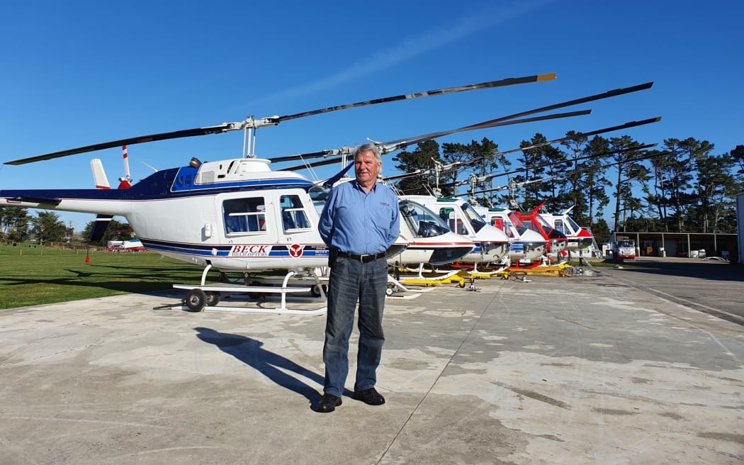 Alan Beck started his company Beck Helicopters in Eltham in 1973.