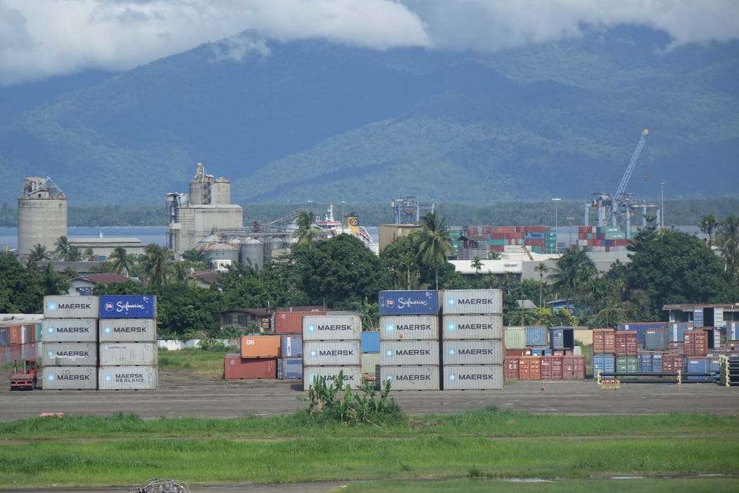 Port of Lae, Papua New Guinea's main industrial hub.