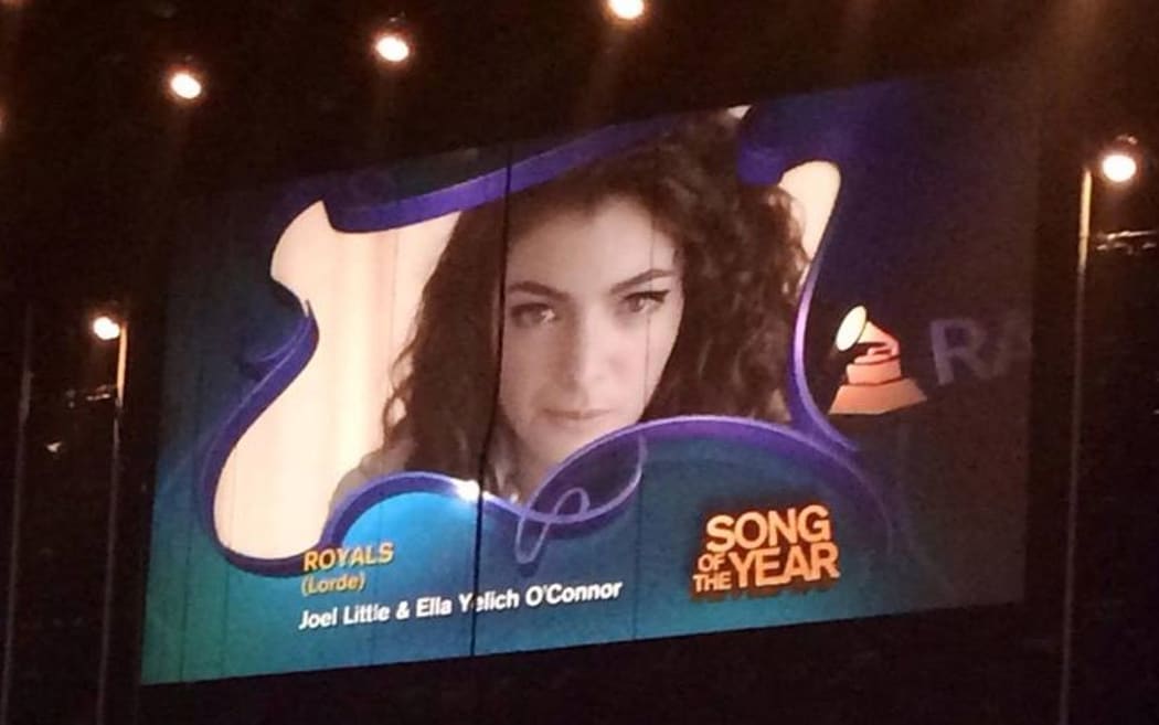 Lorde wins at the 56th Grammy Awards.