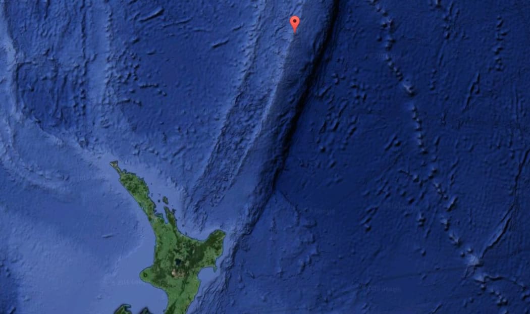 The Kermadec Islands are located about 1000km northeast of the North Island.