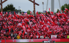 Tongan rugby league fans have been loud and proud.