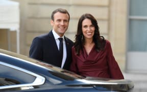 Emmanuel Macron and Jacinda Ardern have announced a joint effort to work toward curbing terrorism on social media. File photo.