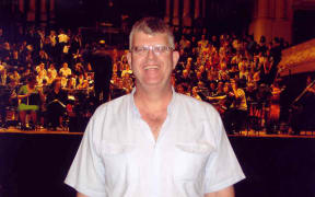 David Hamilton at a rehearsal