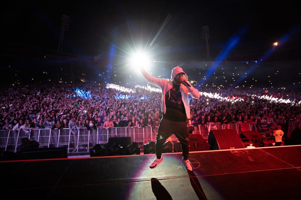 Eminem concert rocks records in Wellington RNZ News