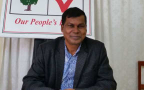 The leader of Fiji's National Federation Party, Biman Prasad.