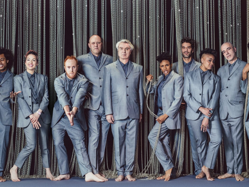 David Byrne and his American Utopia band