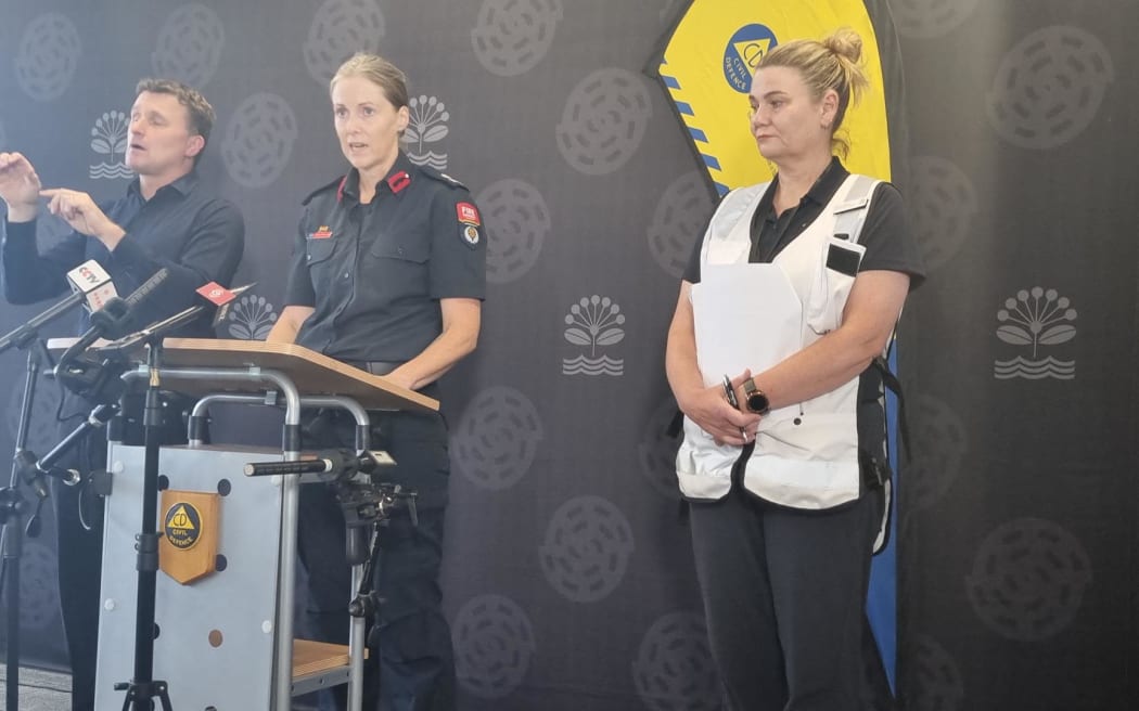 Fire and Emergency New Zealand Deputy National Commander Steph Rotarangi talks on Cyclone Gabrielle response