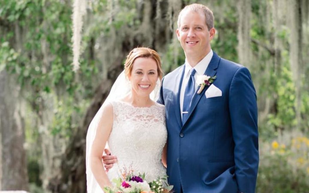 American newly-weds Matthew and Lauren Urey.