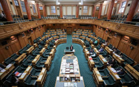 Wide view of Parliament's Debating Chamber