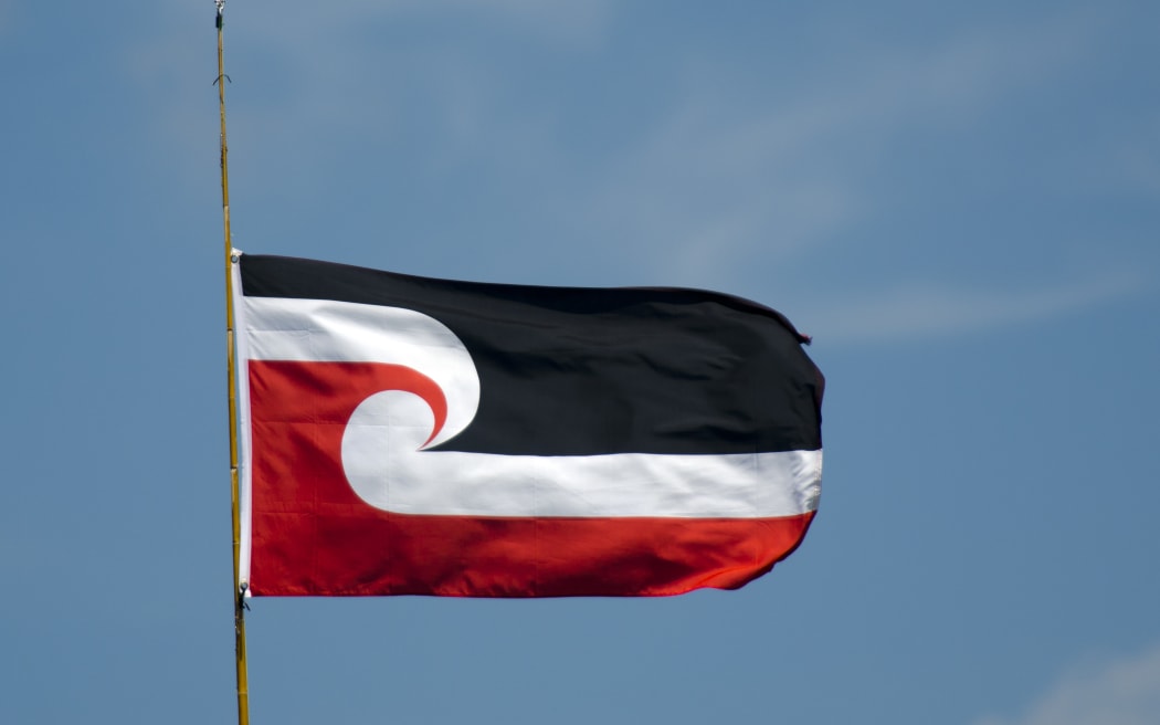 The national Māori flag - Tino Rangatiratanga.