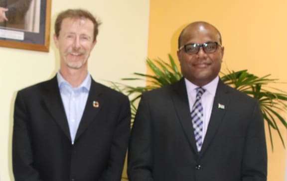 David Boyd met with the Deputy Secretary Policy Esala Nayasiin Fiji