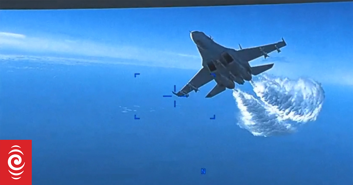 ABD, Karadeniz’de bir Rus uçağının insansız hava aracını vurduğu görüntüleri yayınladı.