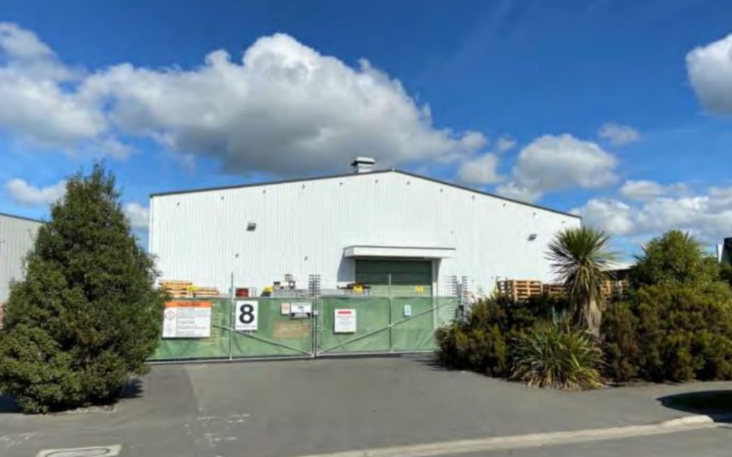 PCR building at Rolleston where 1080 is manufactured