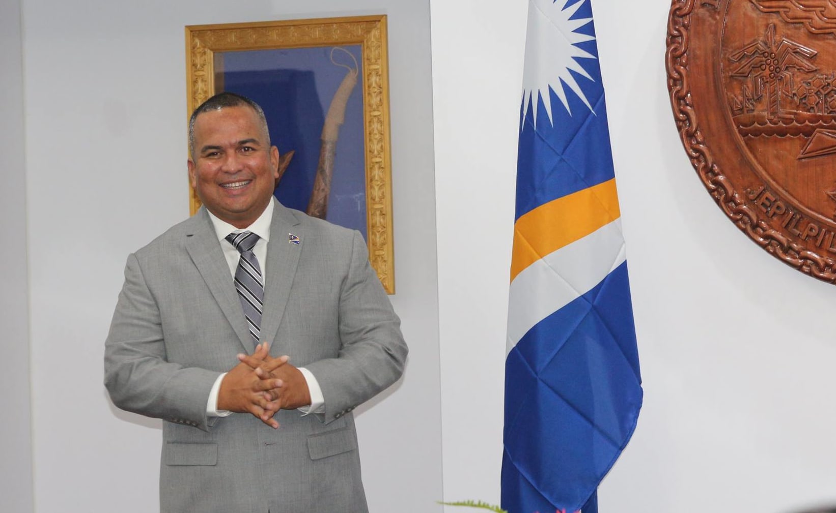 Marshall Islands Minister of Environment David Paul