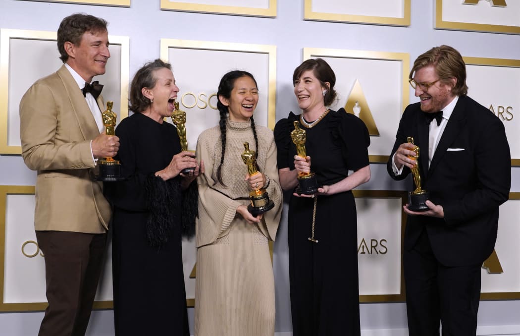 Oscars 2021: Nomadland, Anthony Hopkins and Daniel Kaluuya share