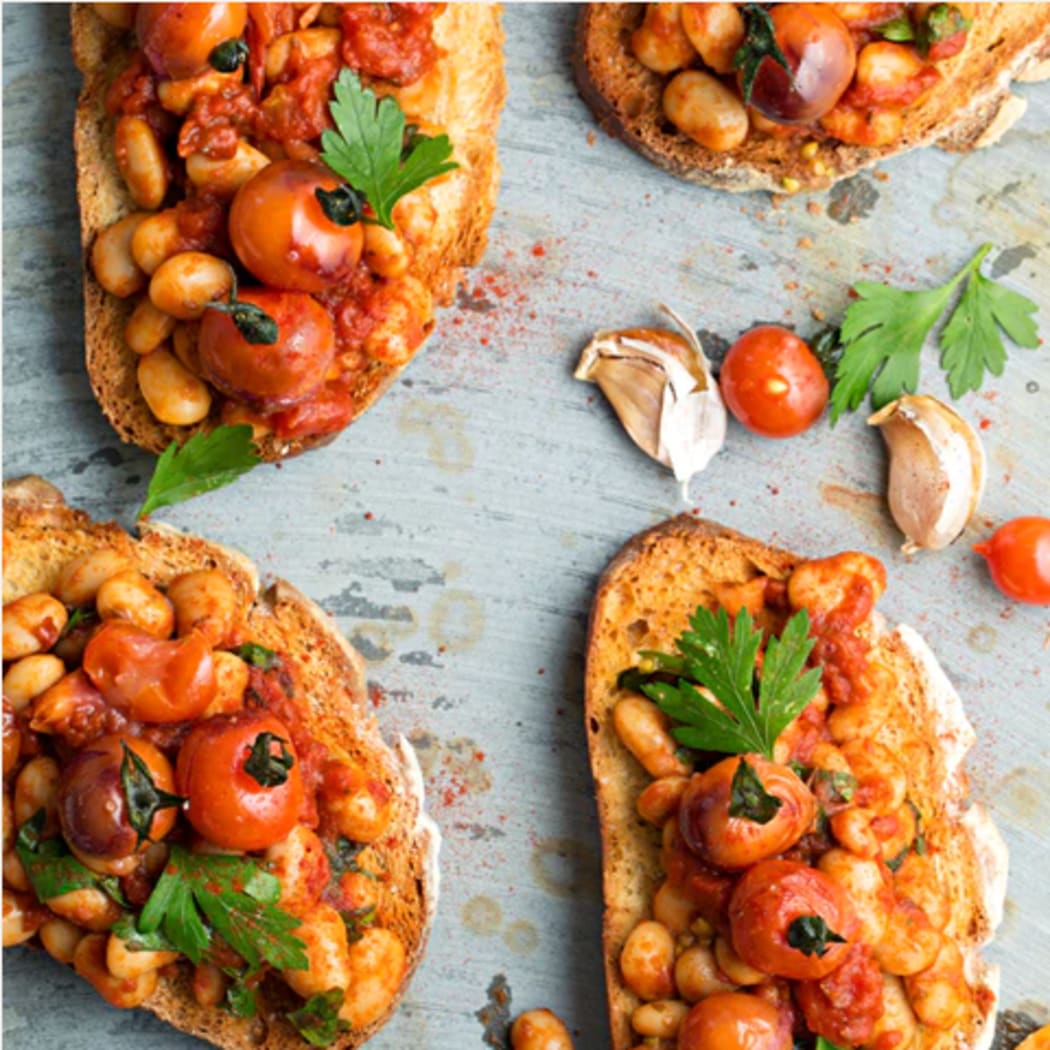 Smokey Butter Beans on Toast RNZ