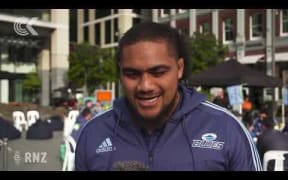 Super rugby:  Blues bring shine to boots for those in need