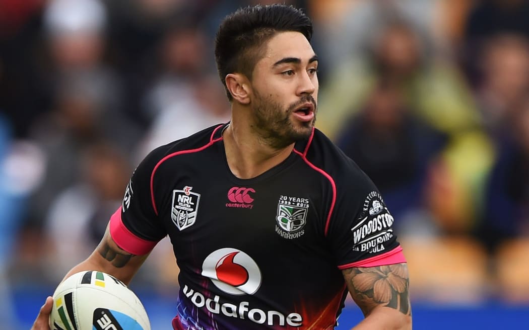 The Warriors' playmaker Shaun Johnson in NRL action.