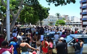 Two thousand people rallied outside the French High Commission in New Caledonia on Friday over the lack of security south of Noumea.