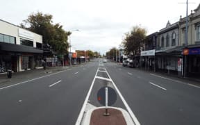 Auckland's Ponsonby Rd during lockdown