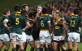 Brodie Retallick predicts another fiery encounter between the All Blacks and the Springboks in Wellington.
