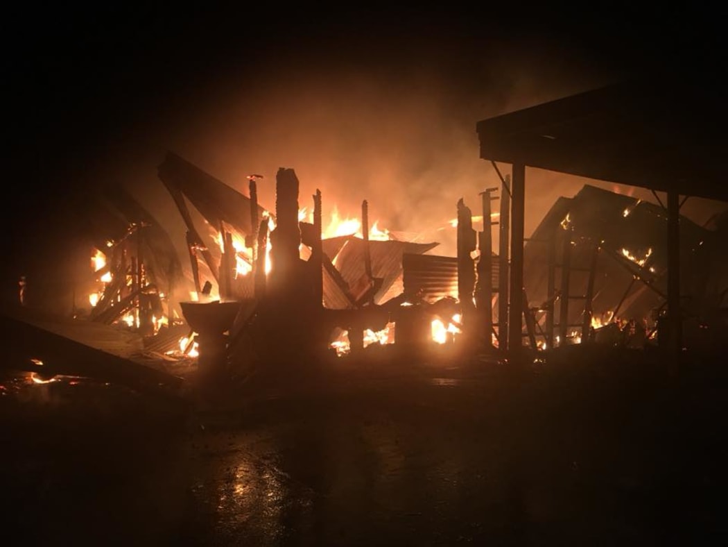 Rarotonga house destroyed by fire