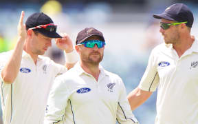Brendon McCullum was pleased with the efforts of his side in the drawn second test in Perth.