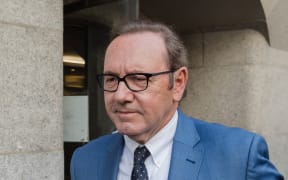 US actor Kevin Spacey leaves the Old Bailey following the plea and trial preparation hearing over four charges of sexual offences against three men on July 14, 2022 in London, England. The Oscar-winning actor pleaded not guilty to the charges related to the offences which allegedly took place in London and Gloucestershire between 2005 and 2013 while Mr. Spacey was the artistic director at the Old Vic theatre.