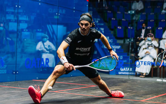 New Zealand squash player Paul Coll.