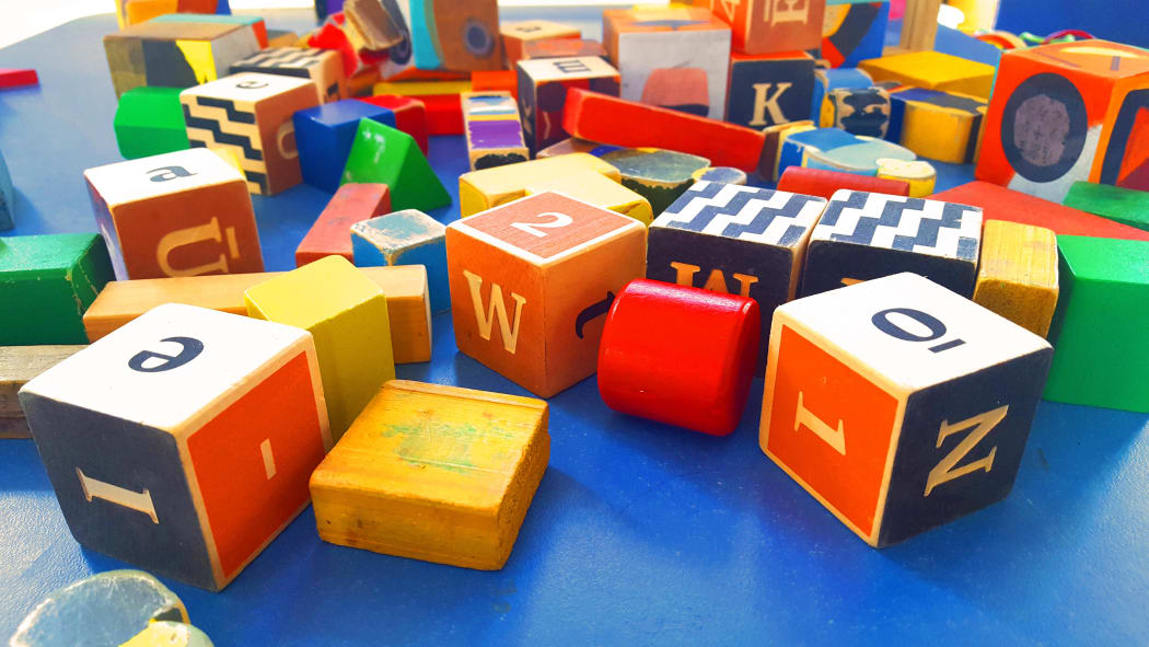 Blocks at an early childhood centre