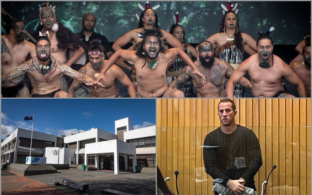 Jason Trembath appearing for sentence this month in the Rotorua District Court, Rotorua's out-of-date courthouse, Wetini Mitai Ngatai has retired himself and his award-winning group Te Mātarae I Ōrehu.