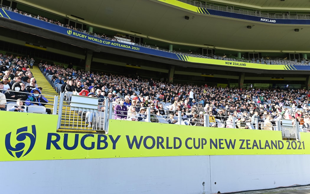 New Zealand Black Fires vs France, Women's Rugby World Cup New Zealand 2021 (joué en 2022) match de demi-finale à Eden Park, Auckland, Nouvelle-Zélande le samedi 5 novembre 2022. Obligatoire