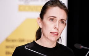 Prime Minister Jacinda Ardern speaks to the country on day two of the lockdown.