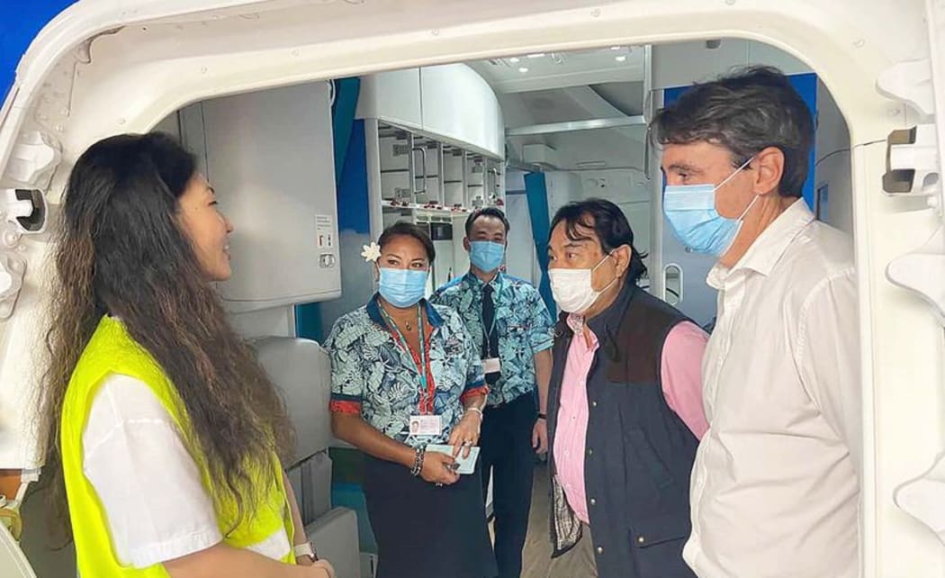Air Tahiti Nui airliner used to fly freight from China