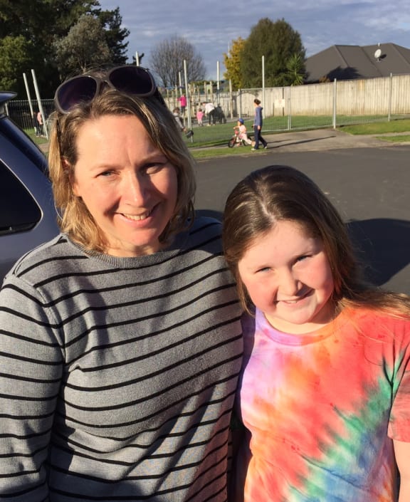 Michelle Bibby with her daugter Isla after the girl's recovery.