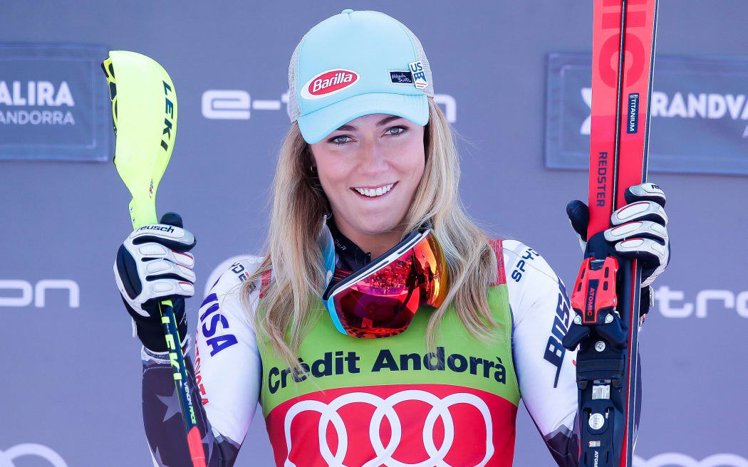 Slalom skier Mikaela Shiffrin of USA.