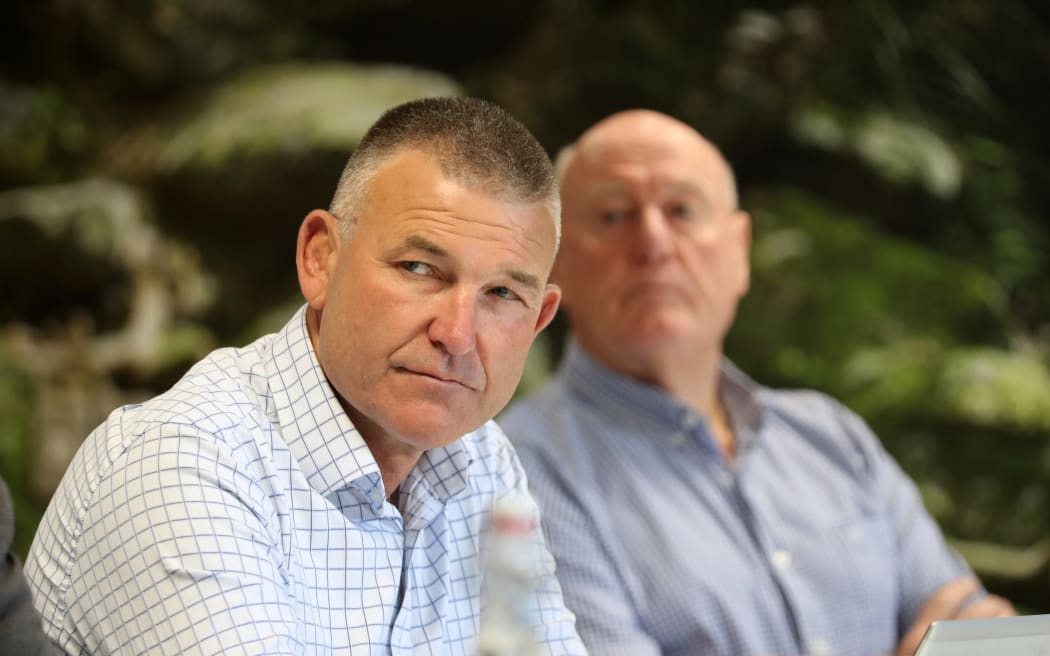 New Northland Regional Council chair Geoff Crawford (left) and former deputy-chair Jack Craw.