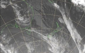 Satellite image of NZ weather at 6am Tuesday.